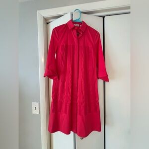 Carnation Pink Spring Dress